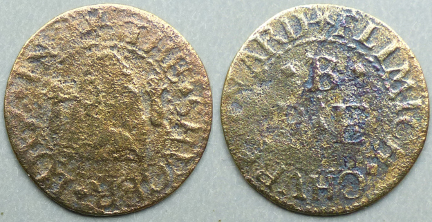 Flemish Churchyard, R B (E) THE SHVGER LOFE farthing